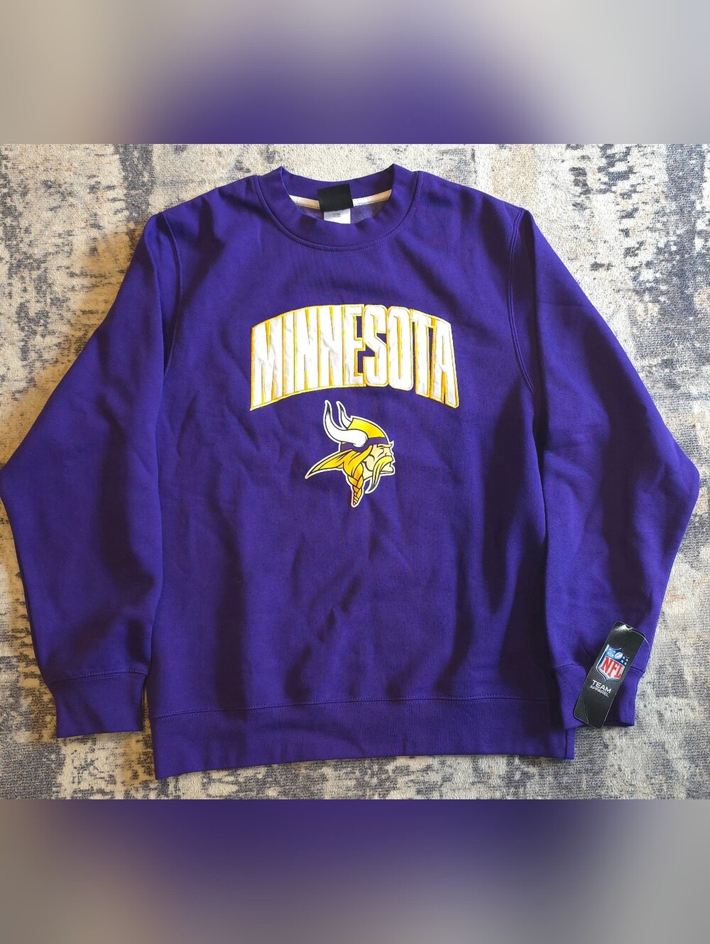 Minnesota Vikings Purple Crewneck Sweatshirt
